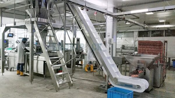 Sausage Frozen Food Multihead Weigher Thermoforming Vacuum Packing Line - Image 2
