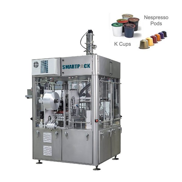 Coffee capsule filling machines