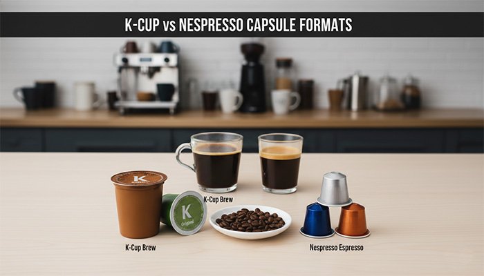 K-Cup vs Nespresso Capsule Formats
