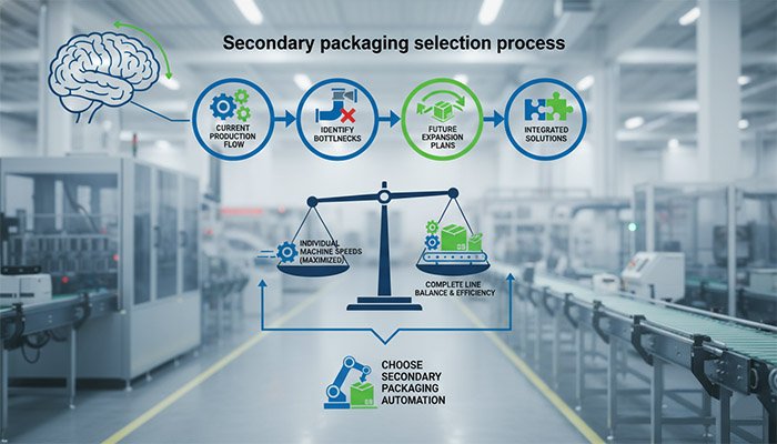 Secondary packaging selection process