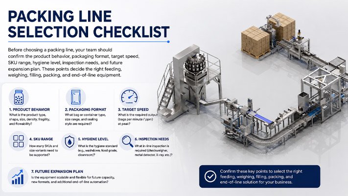 packing machine selection checklist