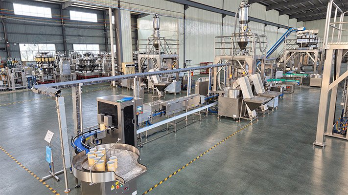 protein powder jar packing machine line